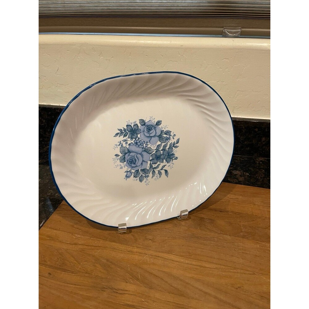 Corelle blue velvet serving platter